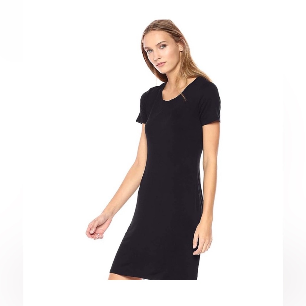 Daily Ritual Women's Jersey Standard-Fit Short-Sleeve Scoopneck T-Shirt Dress